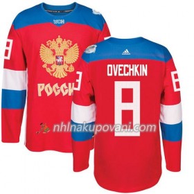 Rusko Dresy Alexander Ovechkin 8 Světový pohár v ledním hokeji 2016 Červená Premier - Pánské